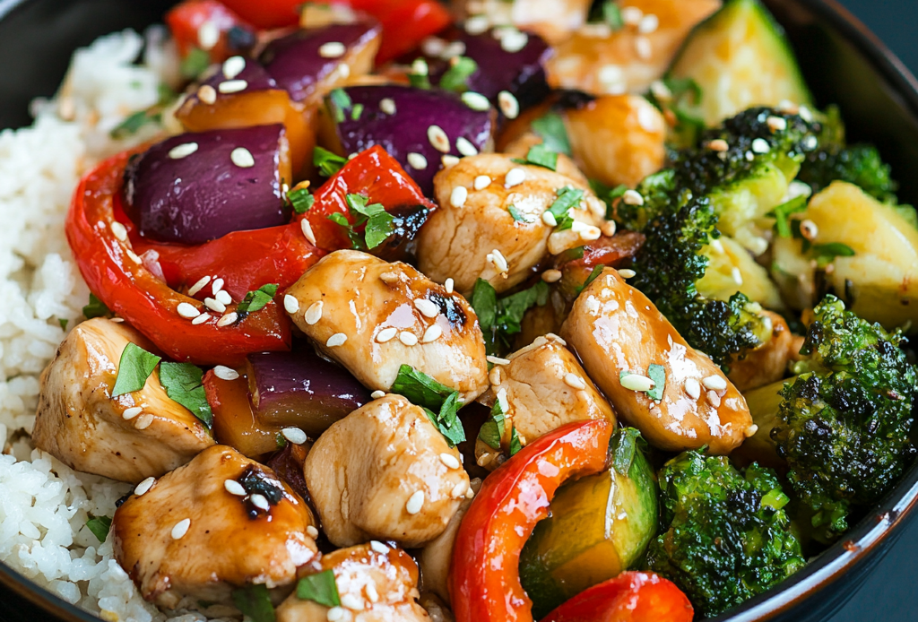 Delicious Hibachi-Style Chicken and Vegetables Recipe