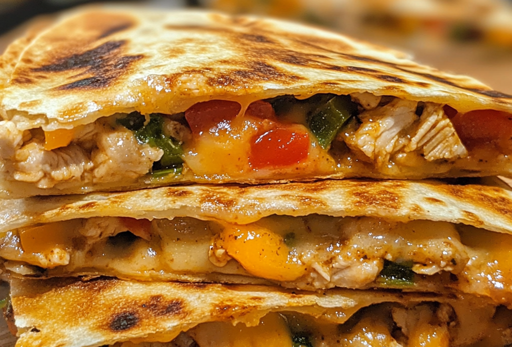 Griddled Chicken Quesadillas