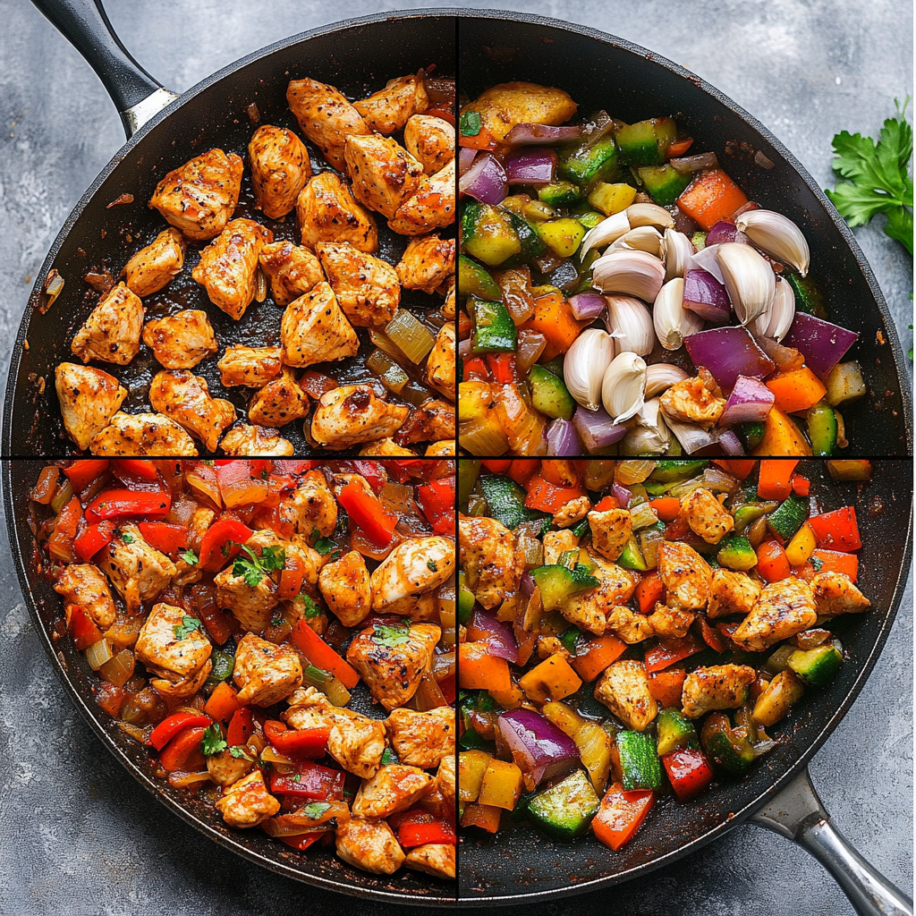 Hibachi-Style Chicken and Vegetables