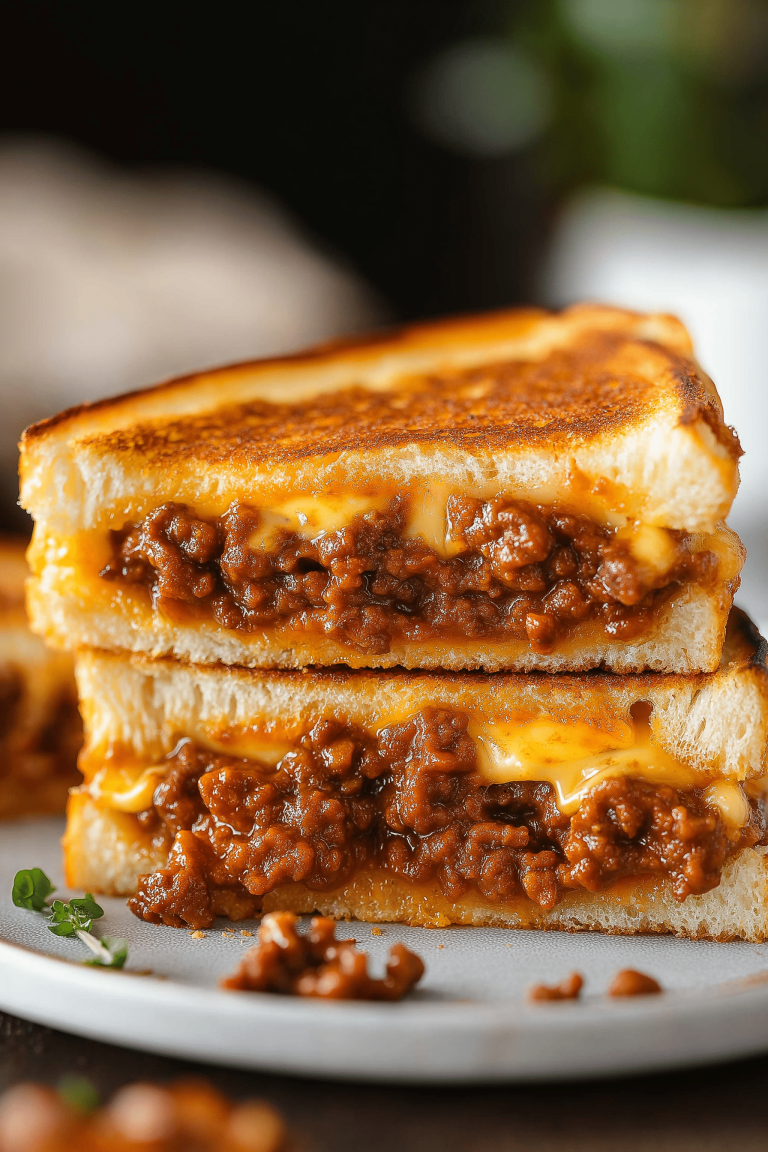Sloppy Joe Grilled Cheese