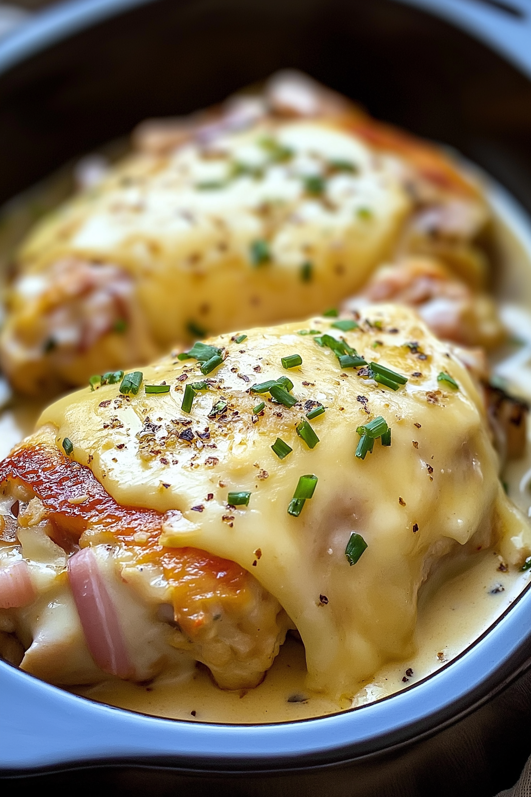 Slow Cooker Chicken Cordon Bleu