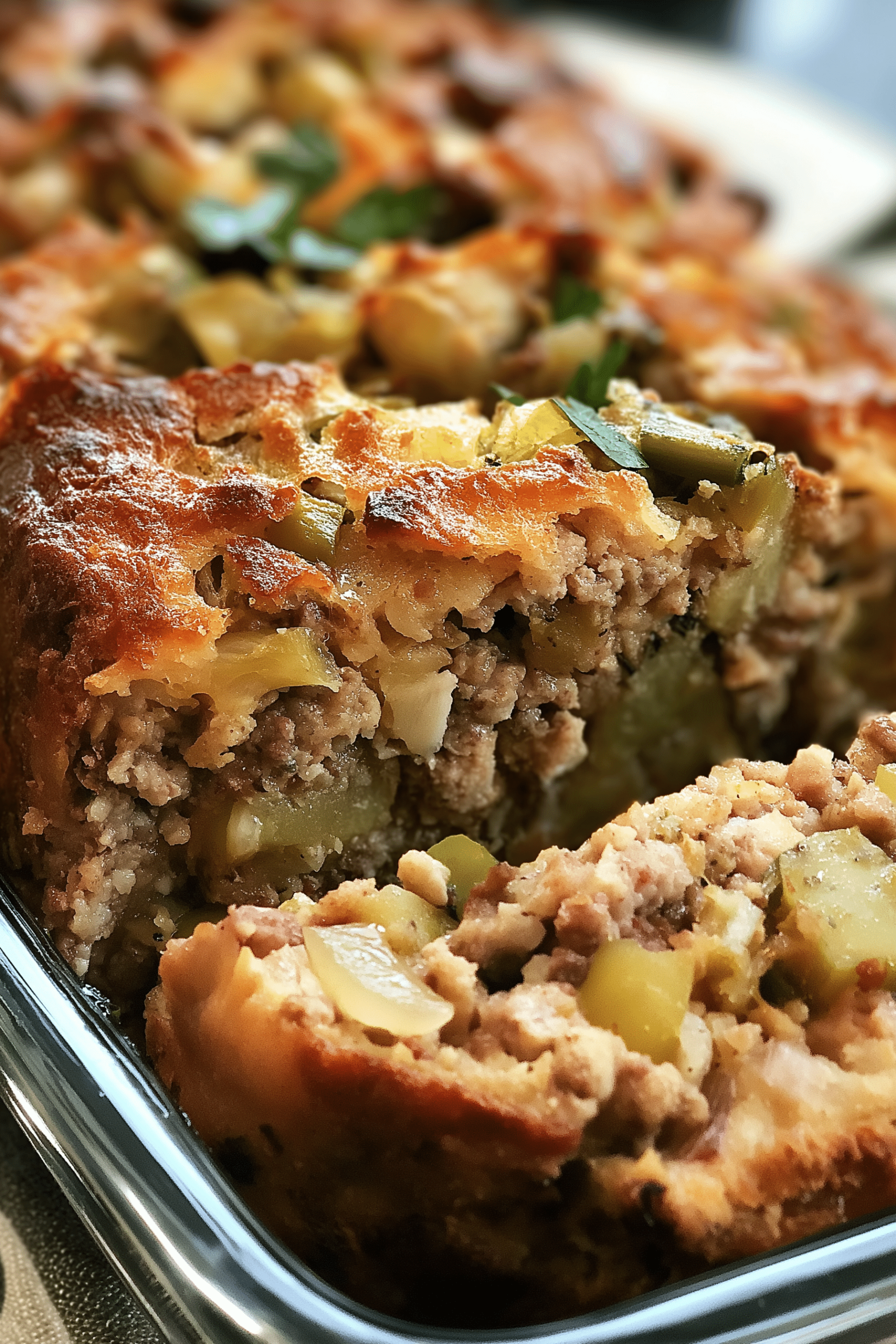 Turkey Stuffing Meatloaf