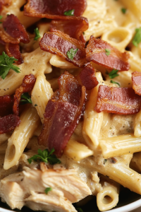 Chicken Bacon Ranch Penne Pasta