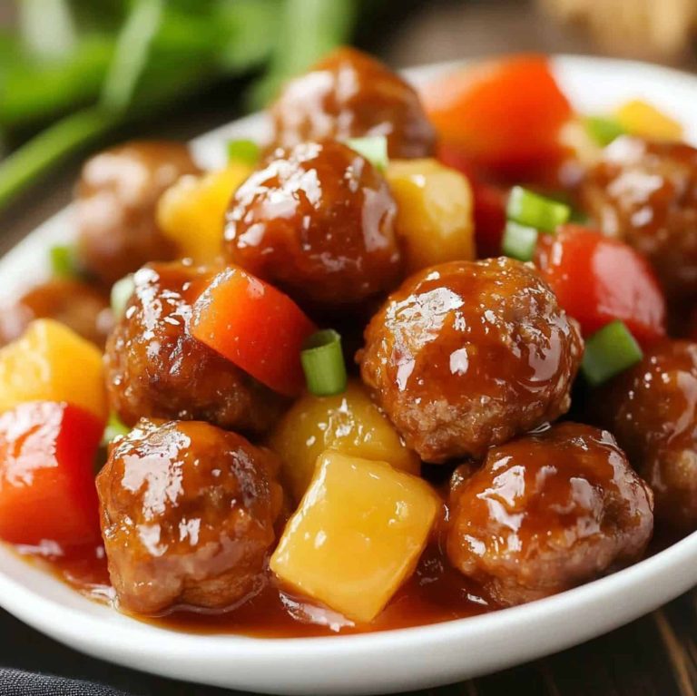 Sweet And Sour Meatballs