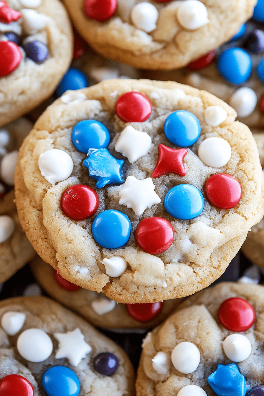 4th of July Cookies ingredients