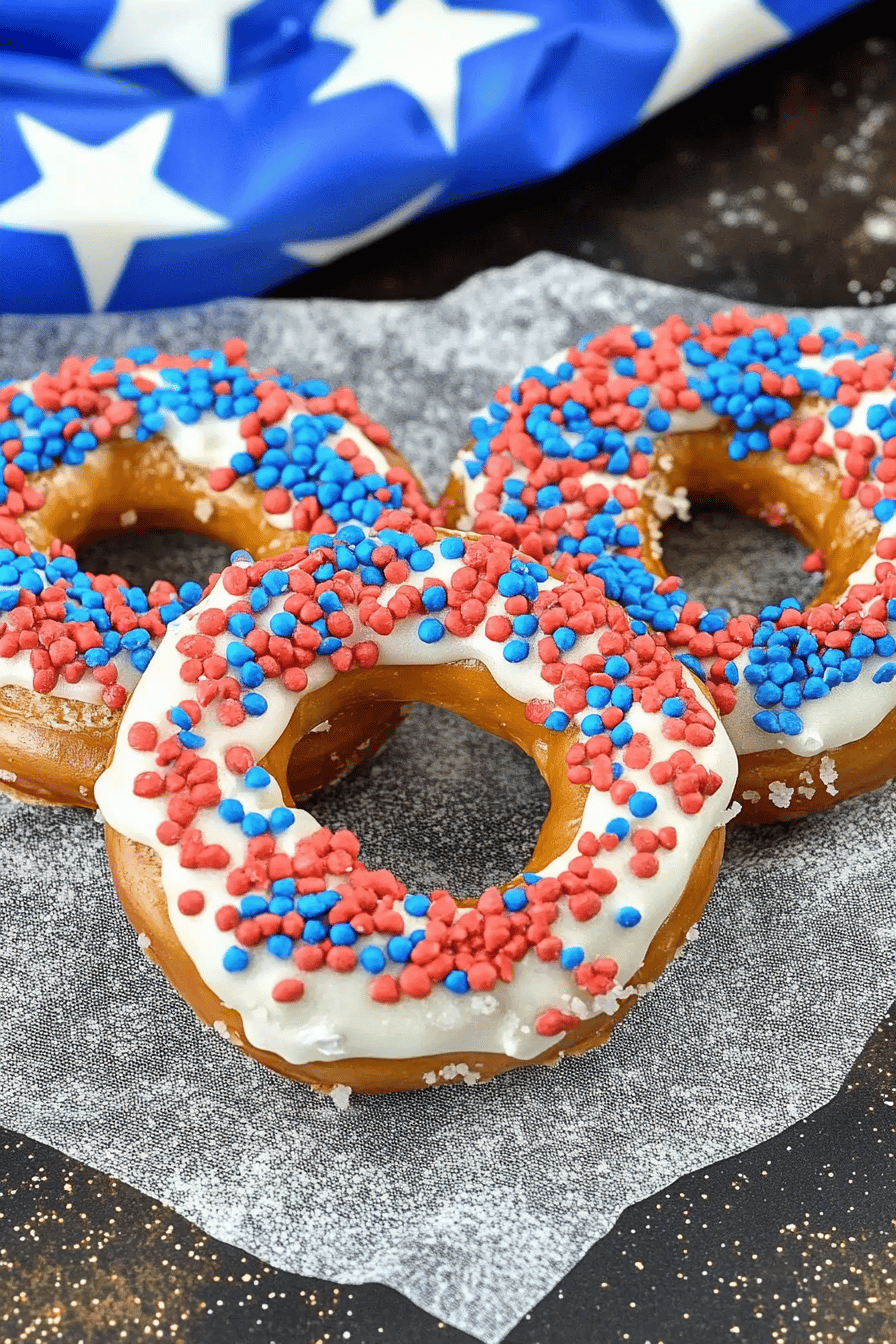 4th of July Pretzels ingredients