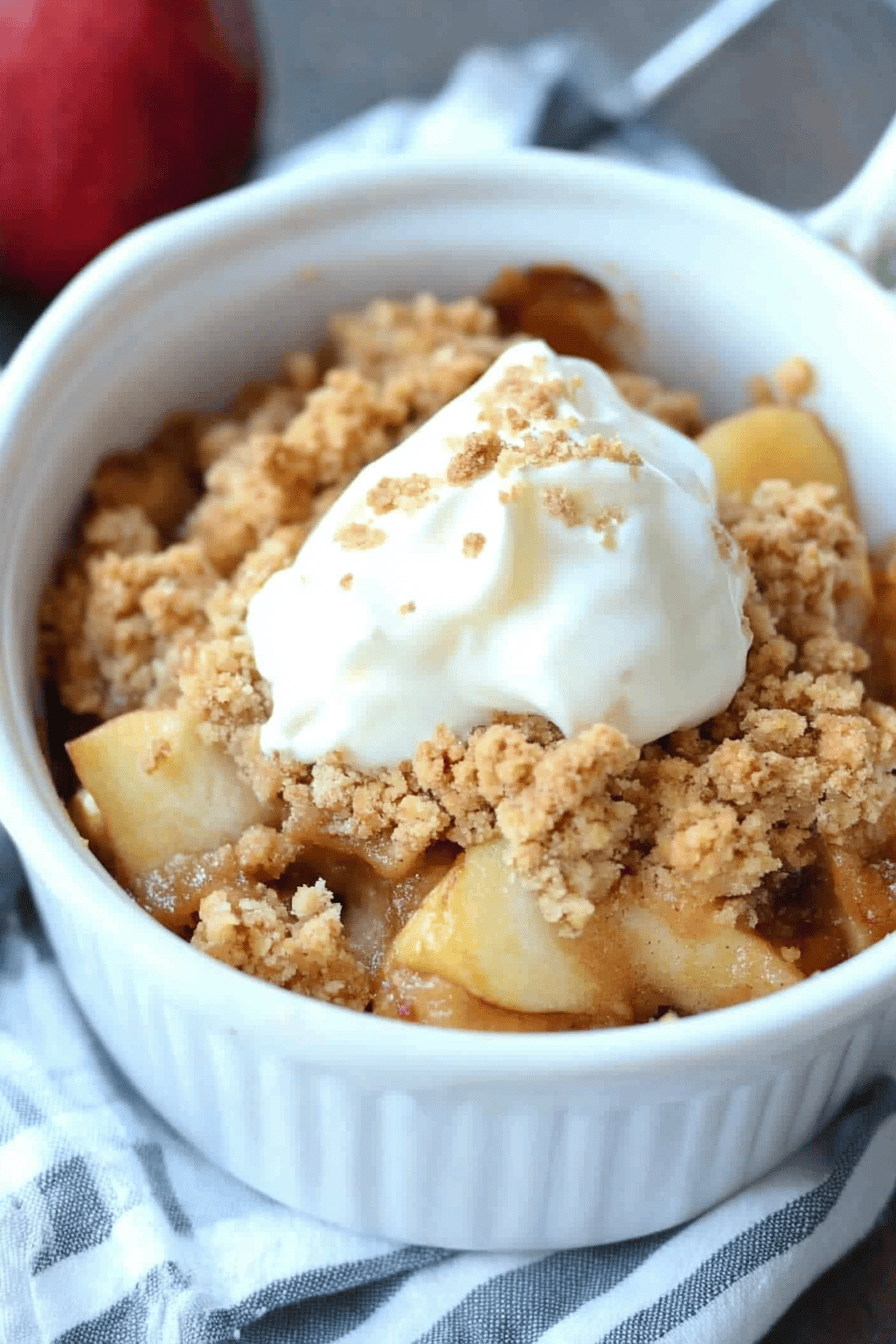 Apple Crumble Recipe ingredients