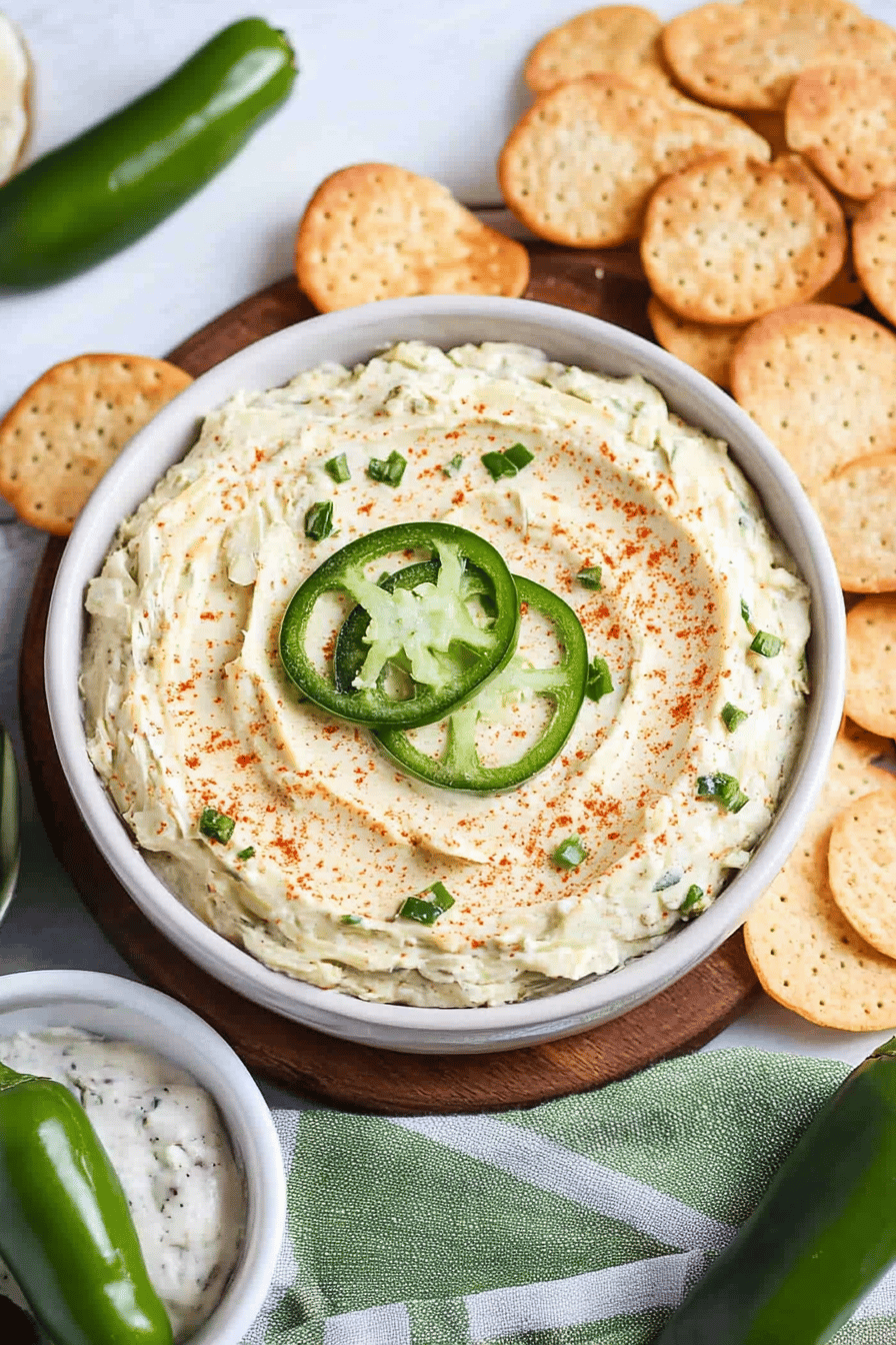 Artichoke Jalapeño Dip ingredients