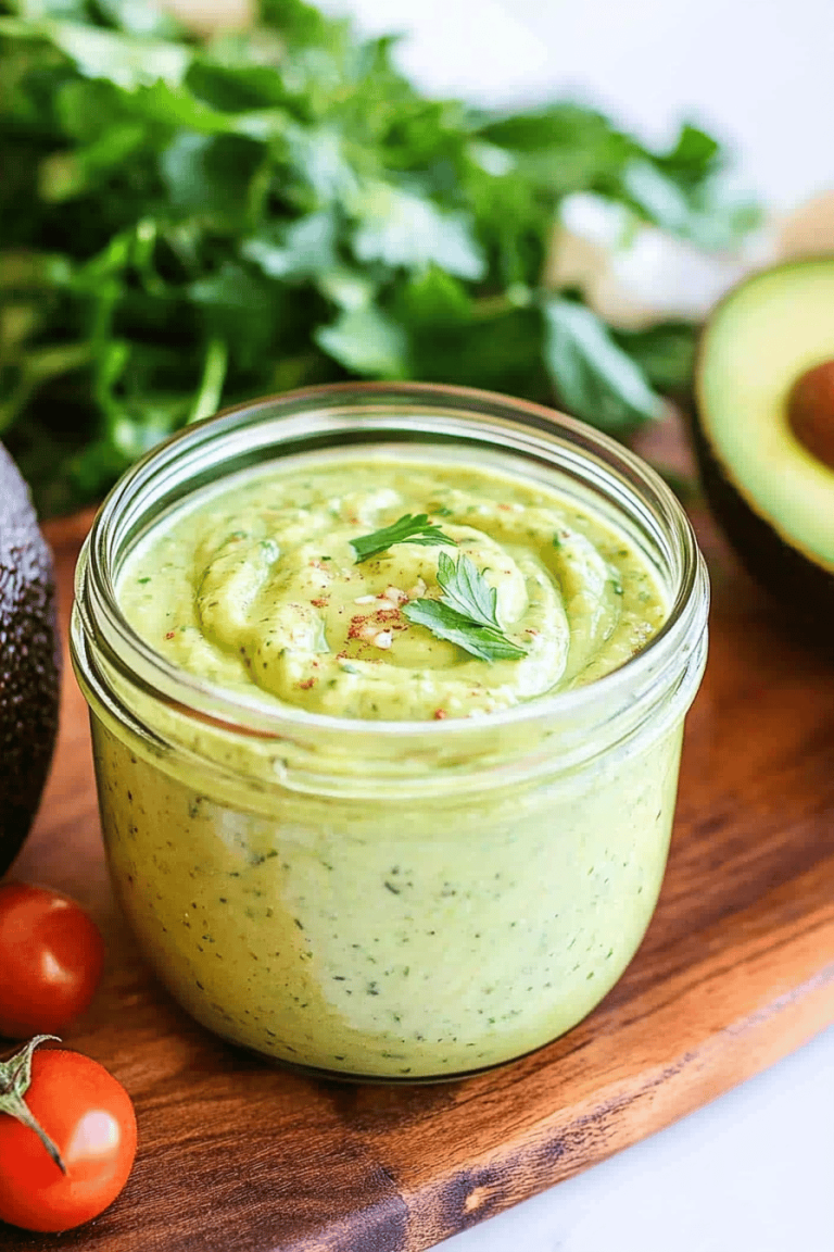 Avocado Dressing Recipe
