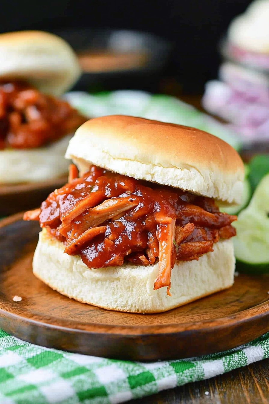 BBQ Jackfruit Sliders Final Dish Presentation