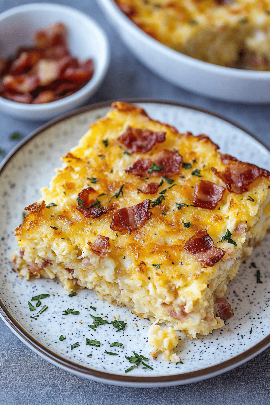 Bacon Egg Casserole ingredients