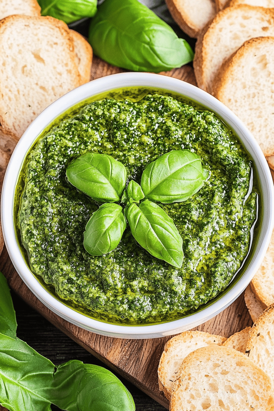 Basil Pesto Recipe ingredients