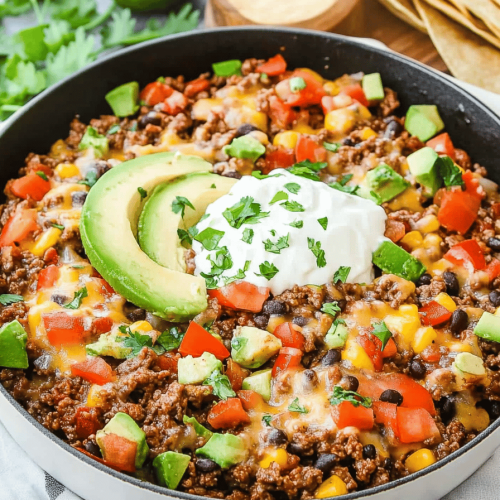 Beef Taco Skillet Recipe