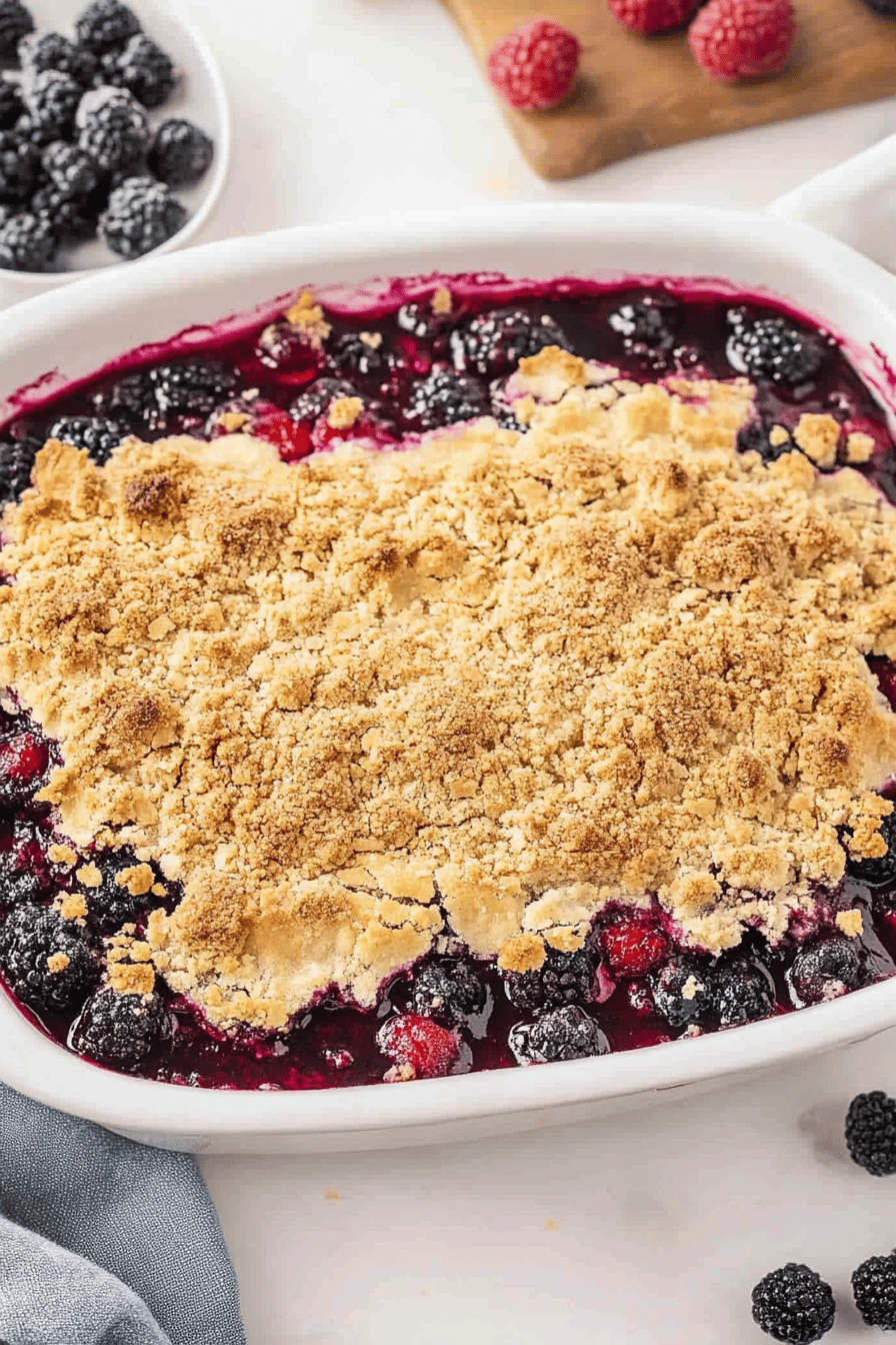 Berry Crumble Recipe ingredients