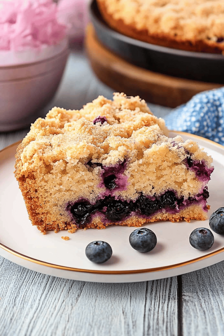 Blueberry Cream Cheese Coffee Cake