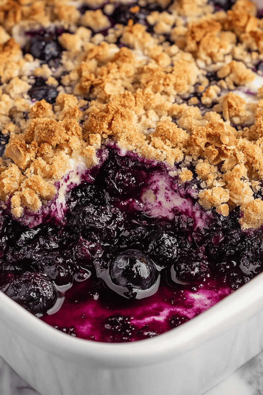 Blueberry Crisp Recipe ingredients