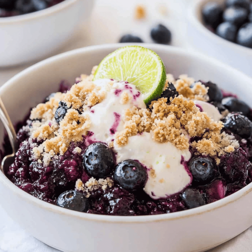 Blueberry Lime Crumble Recipe