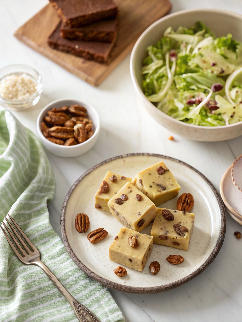 Butter Pecan Fudge Variations serving suggestion