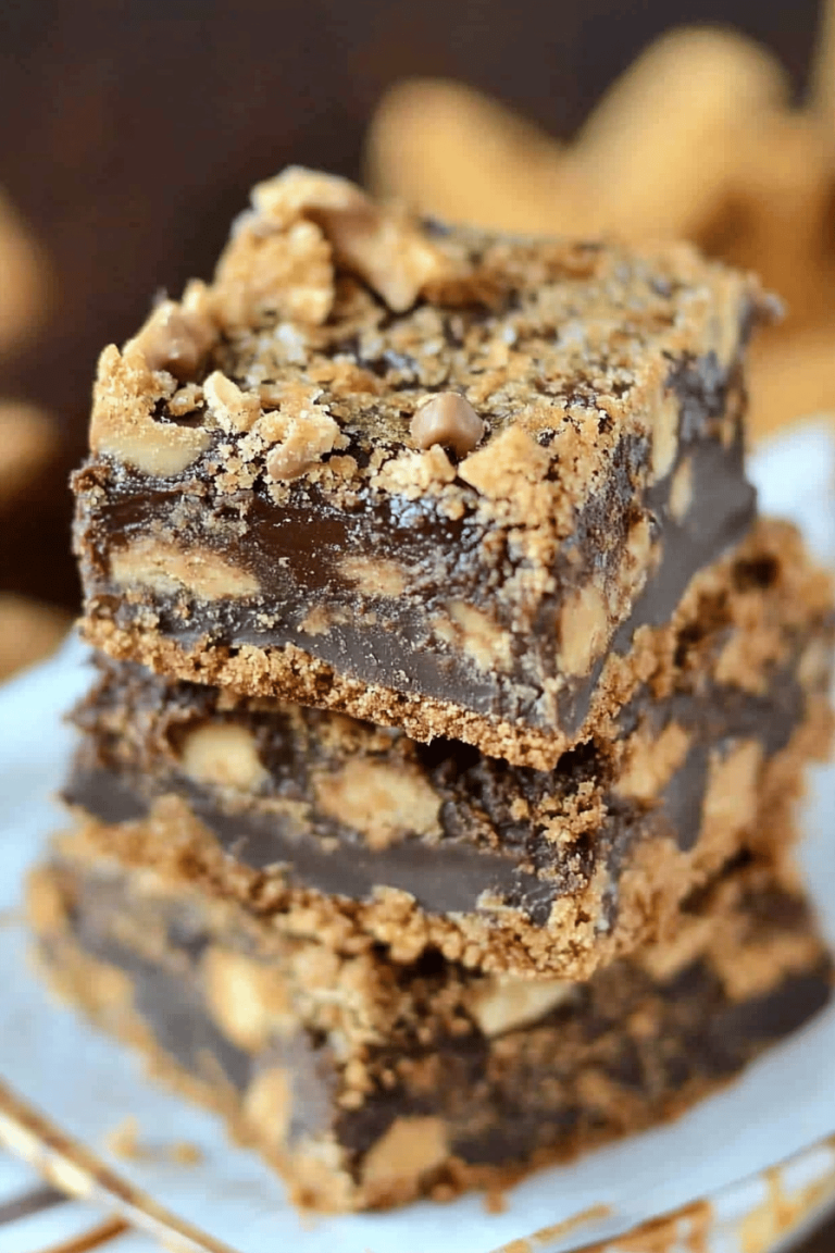 Butterfinger Fudge Cookie Bars