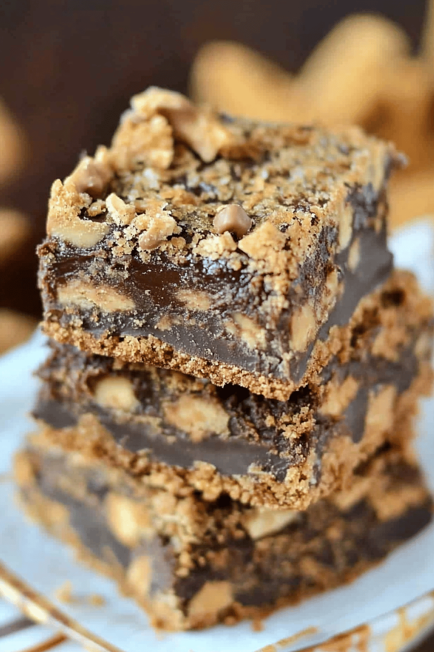 Butterfinger Fudge Cookie Bars ingredients