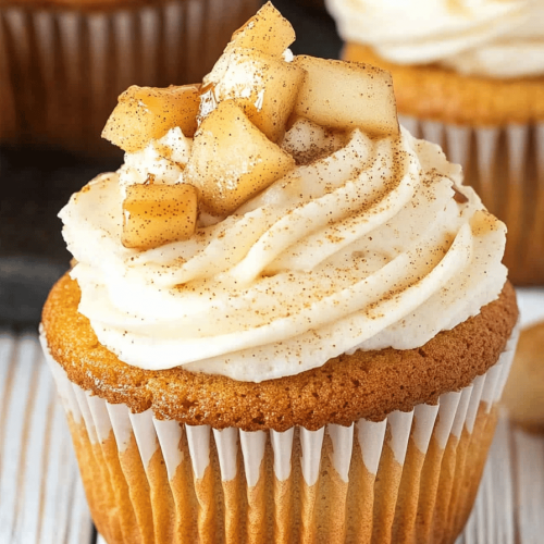Caramel Apple Cupcakes