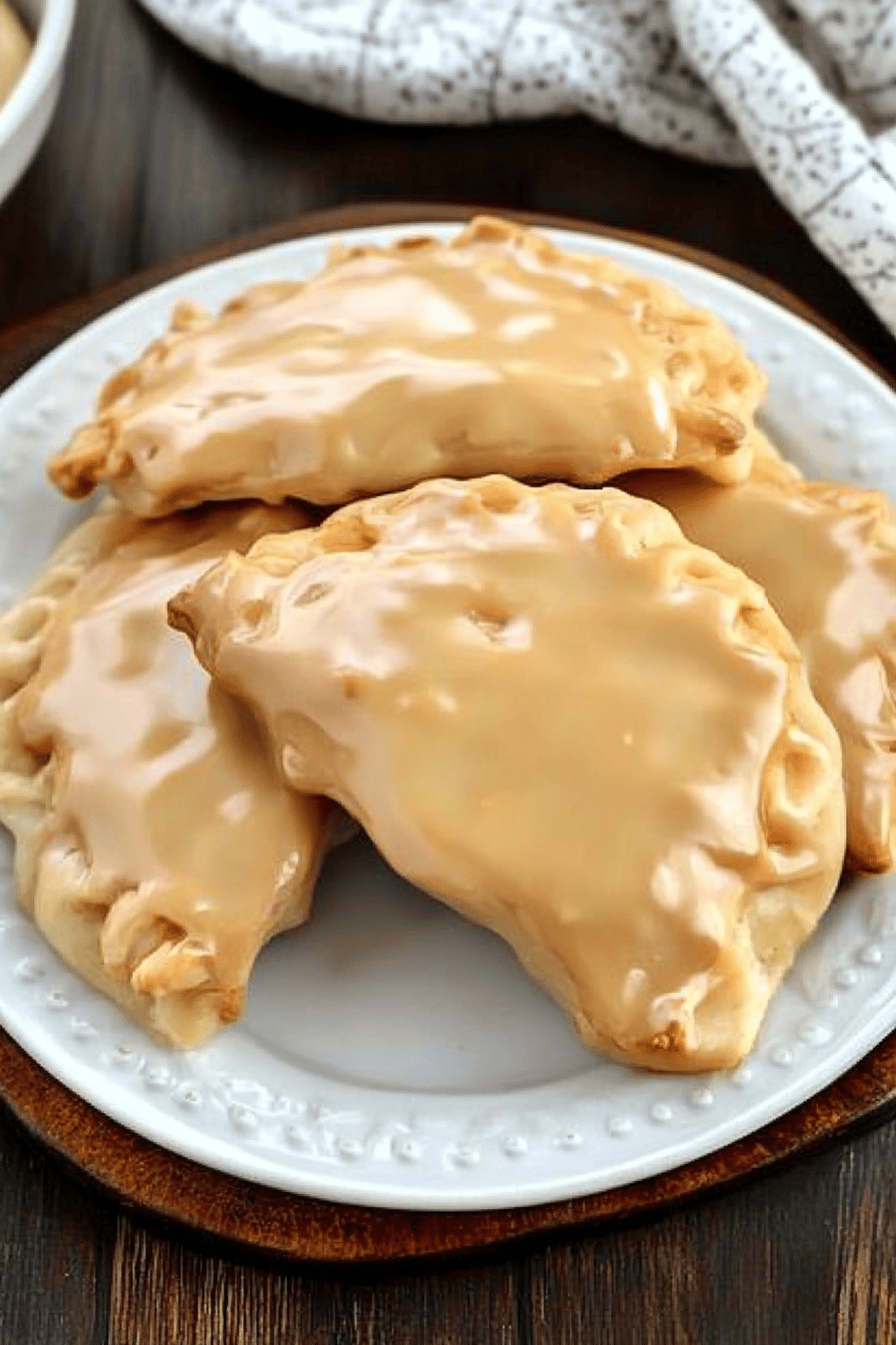 Caramel Apple Empanadas Final Dish Presentation