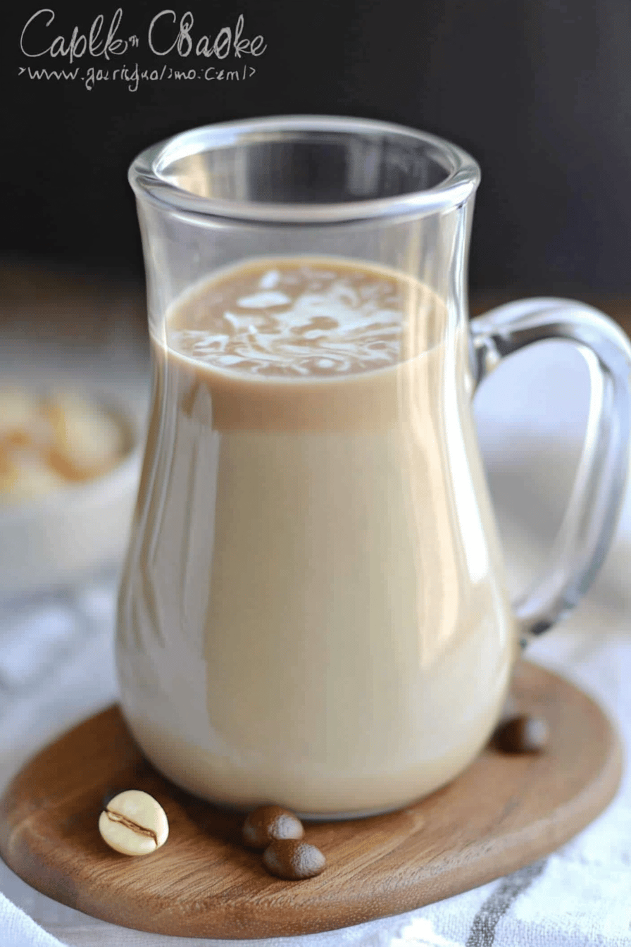 Caramel Macchiato Coffee Creamer Final Dish Presentation