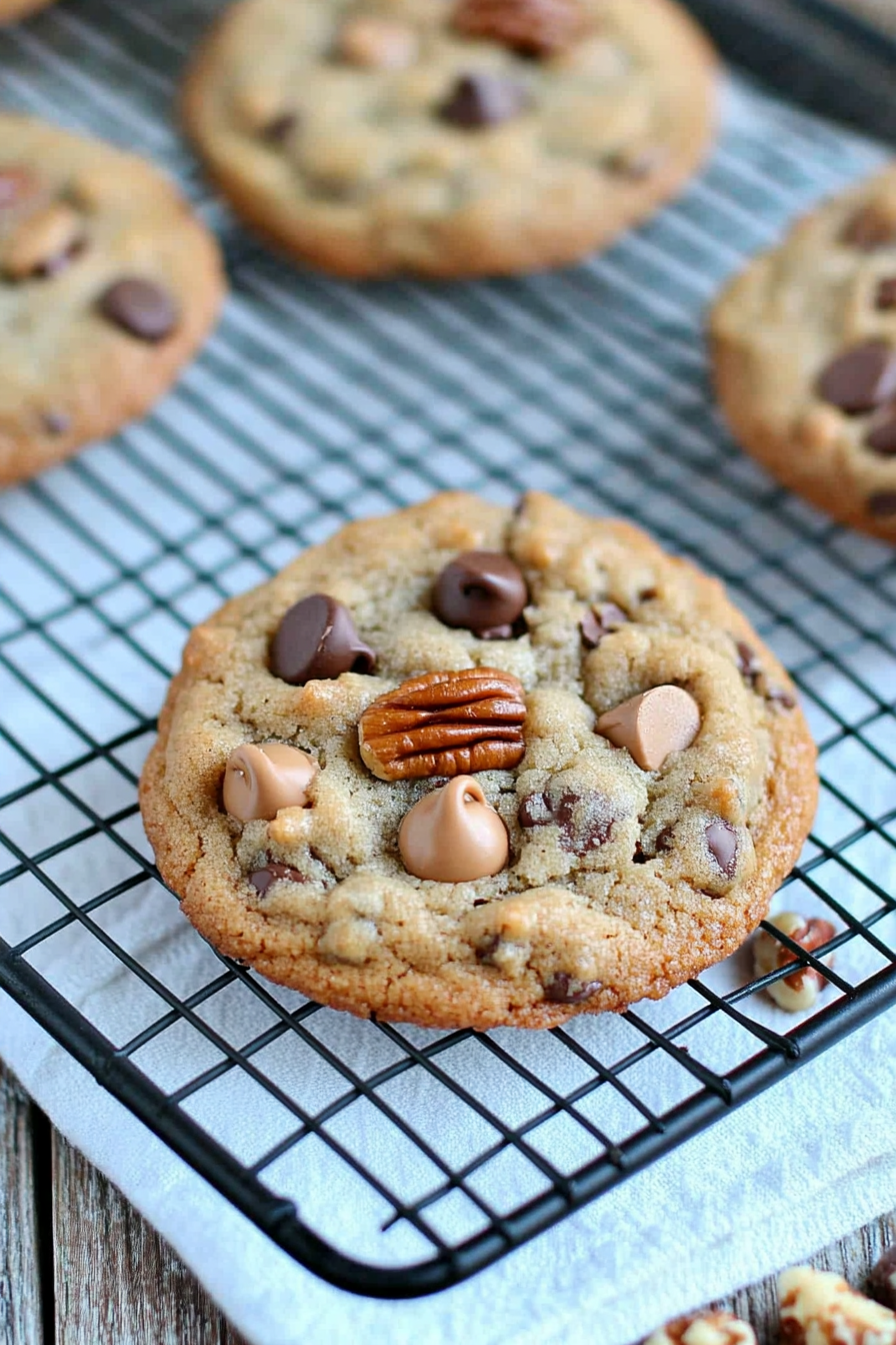 Caramel Pecan Chocolate Chip Cookies