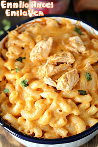 Chicken Enchilada Mac and Cheese