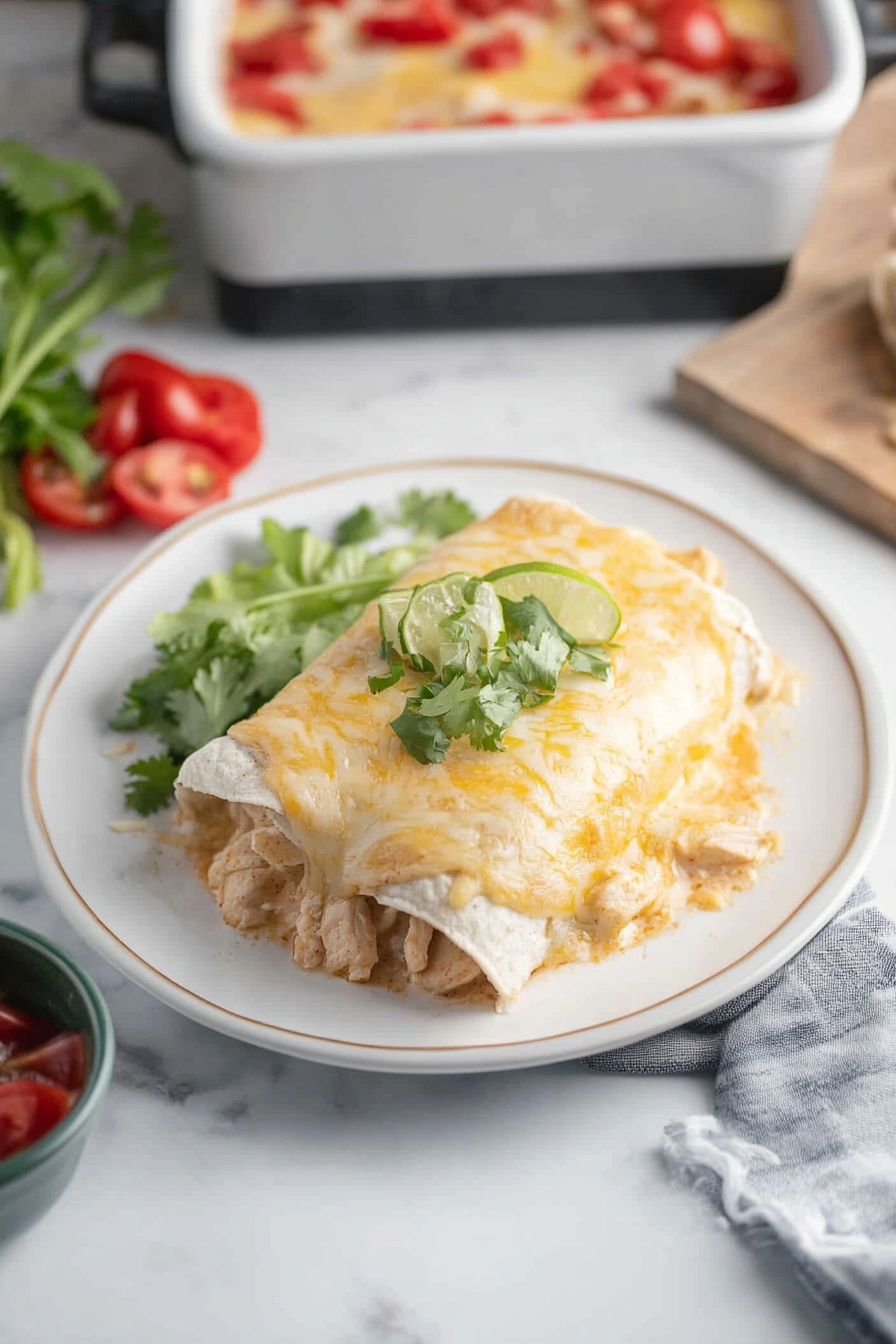 Chicken Lime Enchiladas