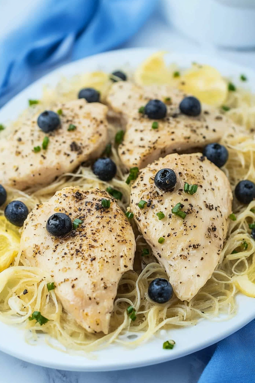 Chicken Piccata Recipe Final Dish Presentation