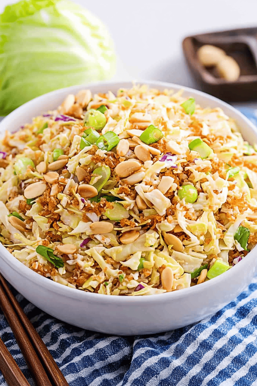 Chinese Coleslaw Recipe Final Dish Presentation