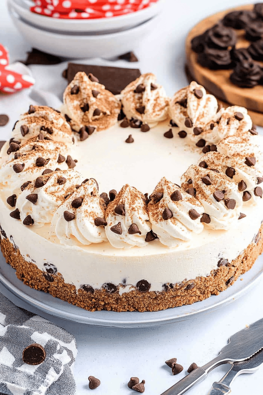 Chocolate Chip Cookie Cheesecake ingredients