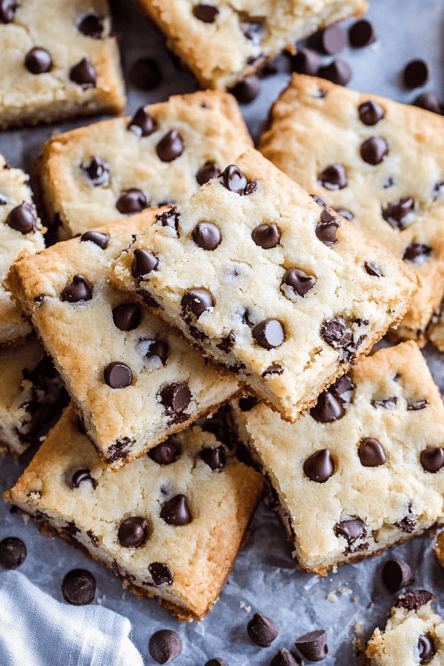 Chocolate Chip Shortbread Cookies Final Dish Presentation