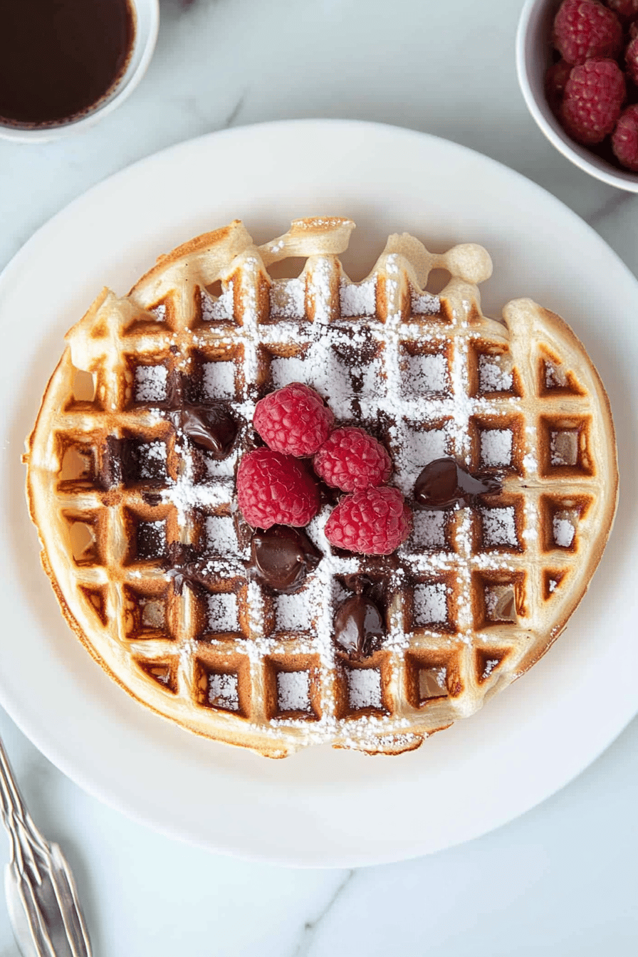 Chocolate Chip Waffles ingredients