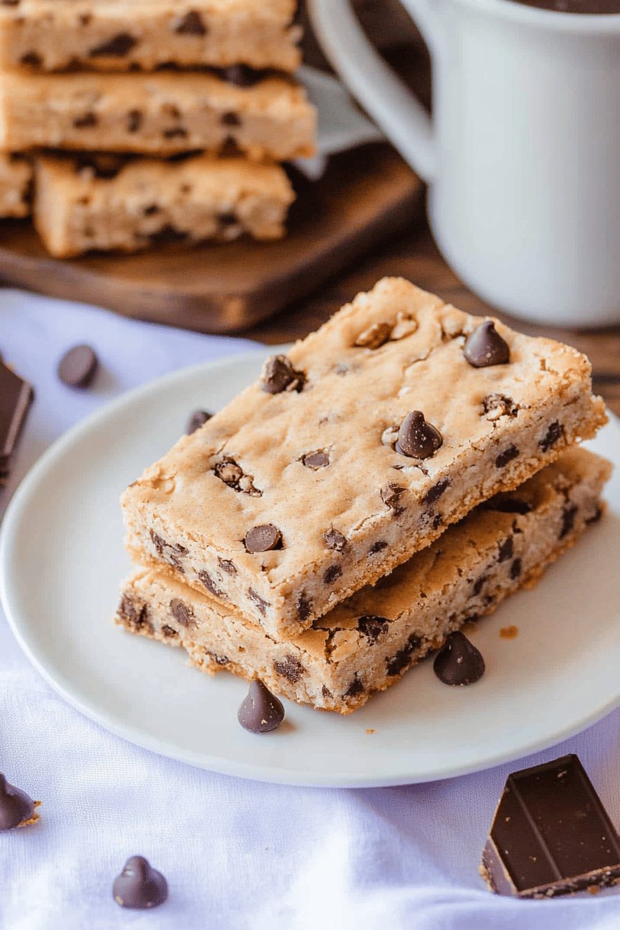 Chocolate Chip Walnut Bars ingredients