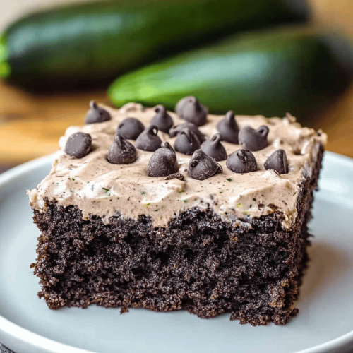 Chocolate Chip Zucchini Brownies
