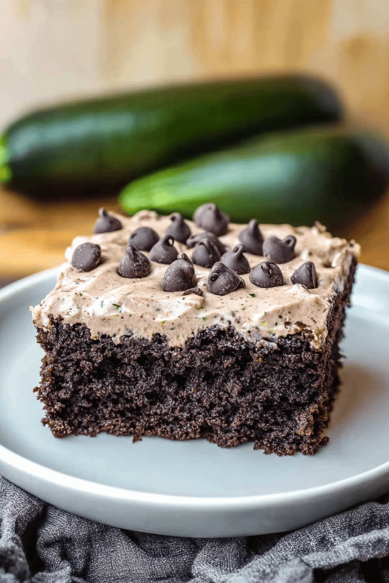 Chocolate Chip Zucchini Brownies