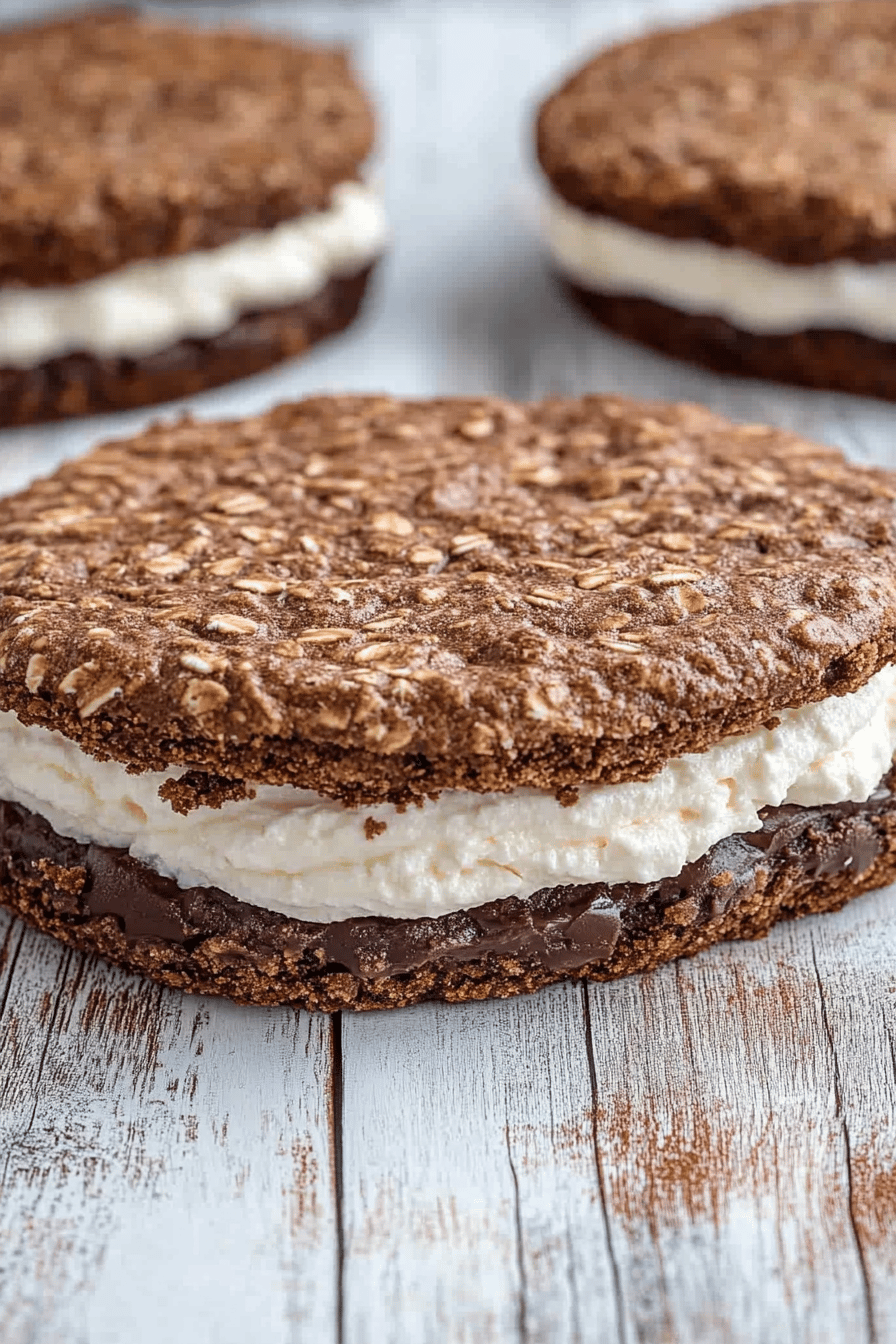 Chocolate Oatmeal Cream Pie