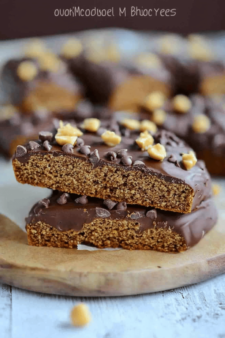 Chocolate Peanut Butter Biscotti