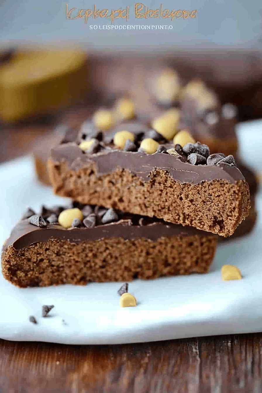 Chocolate Peanut Butter Biscotti Final Dish Presentation