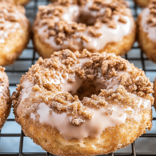 Cinnamon Coffee Cake Donuts