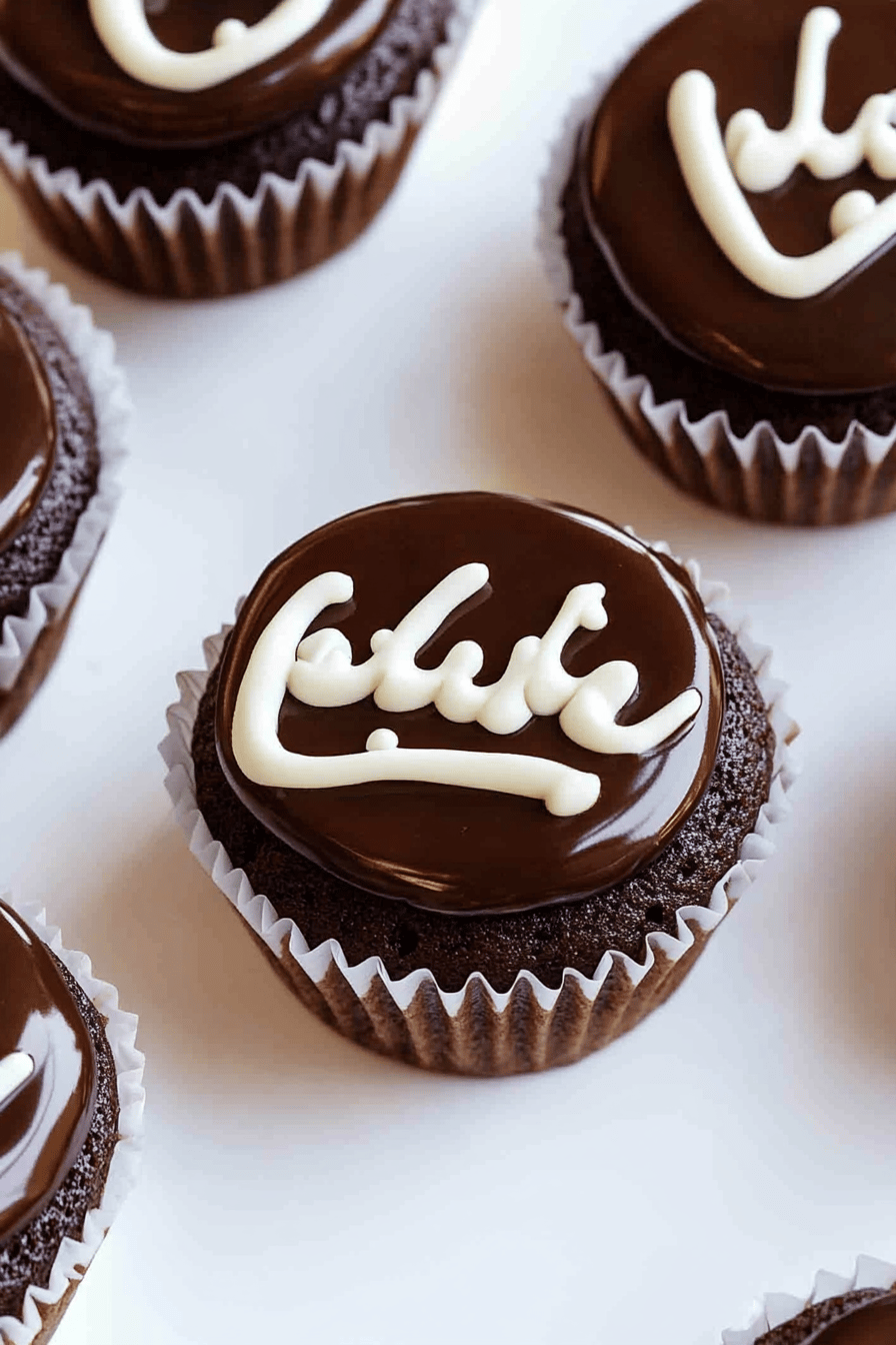 Copycat Hostess Cupcakes Final Dish Presentation