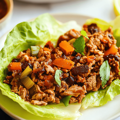 Crockpot Lettuce Wraps