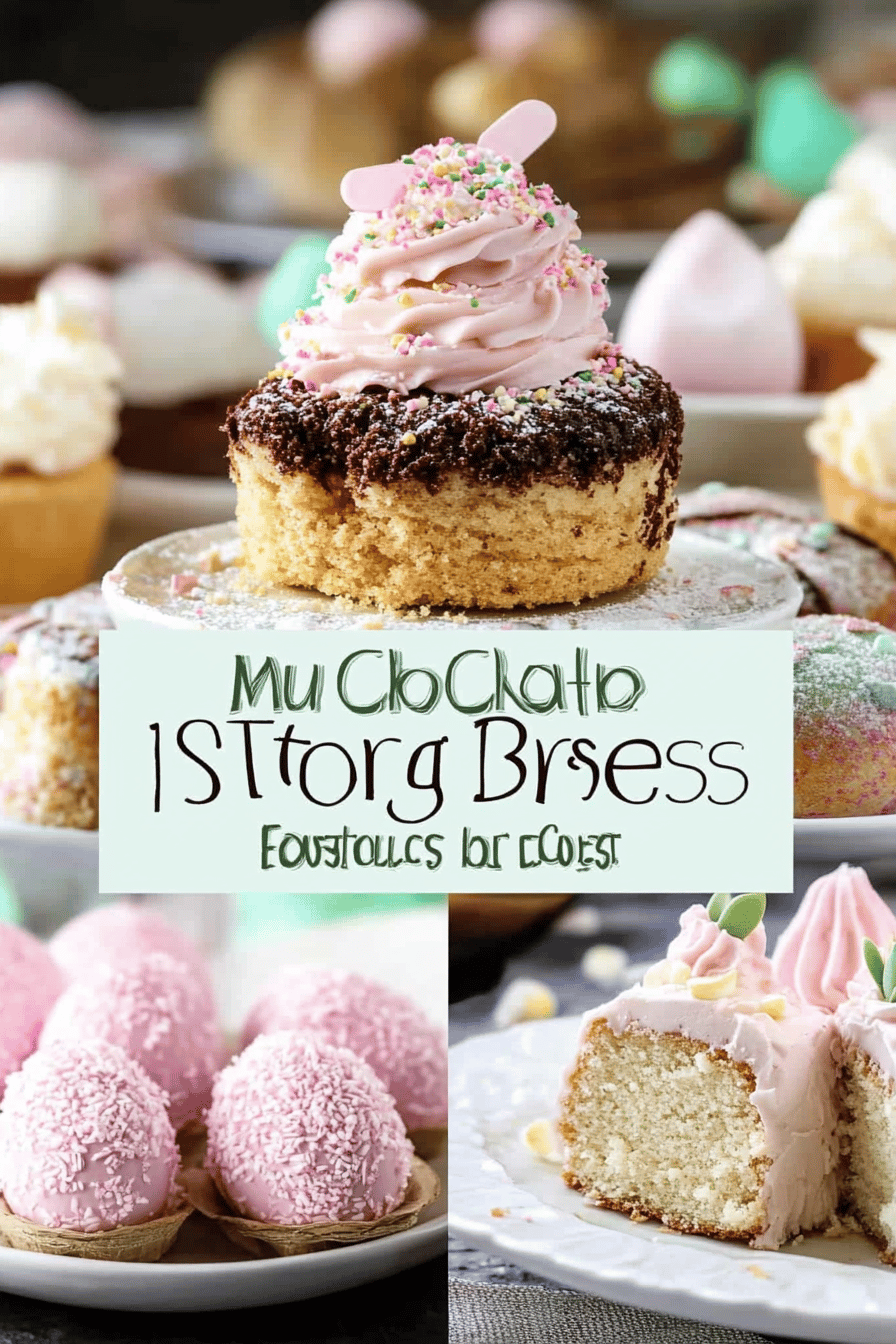 Easter Desserts ingredients