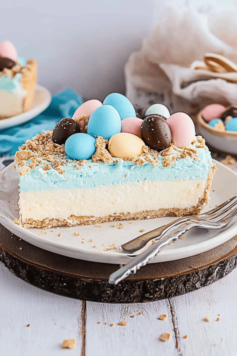 Easter Egg Cheesecake