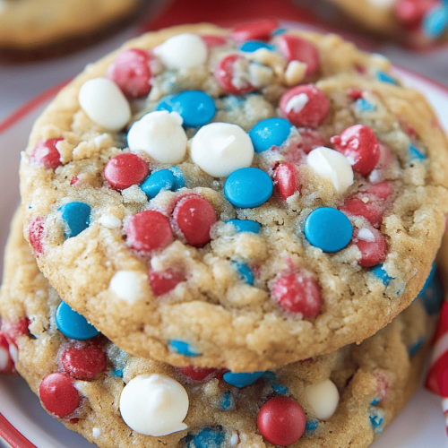 Fireworks Pudding Cookies