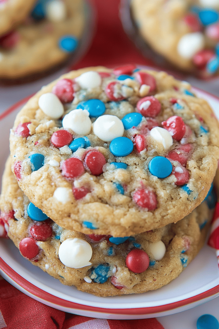 Fireworks Pudding Cookies