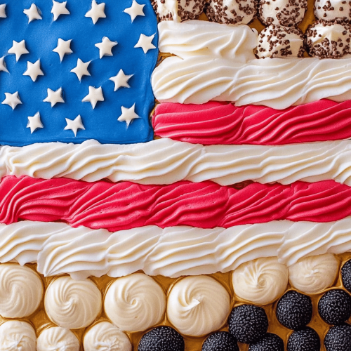 Flag Buttercream Board