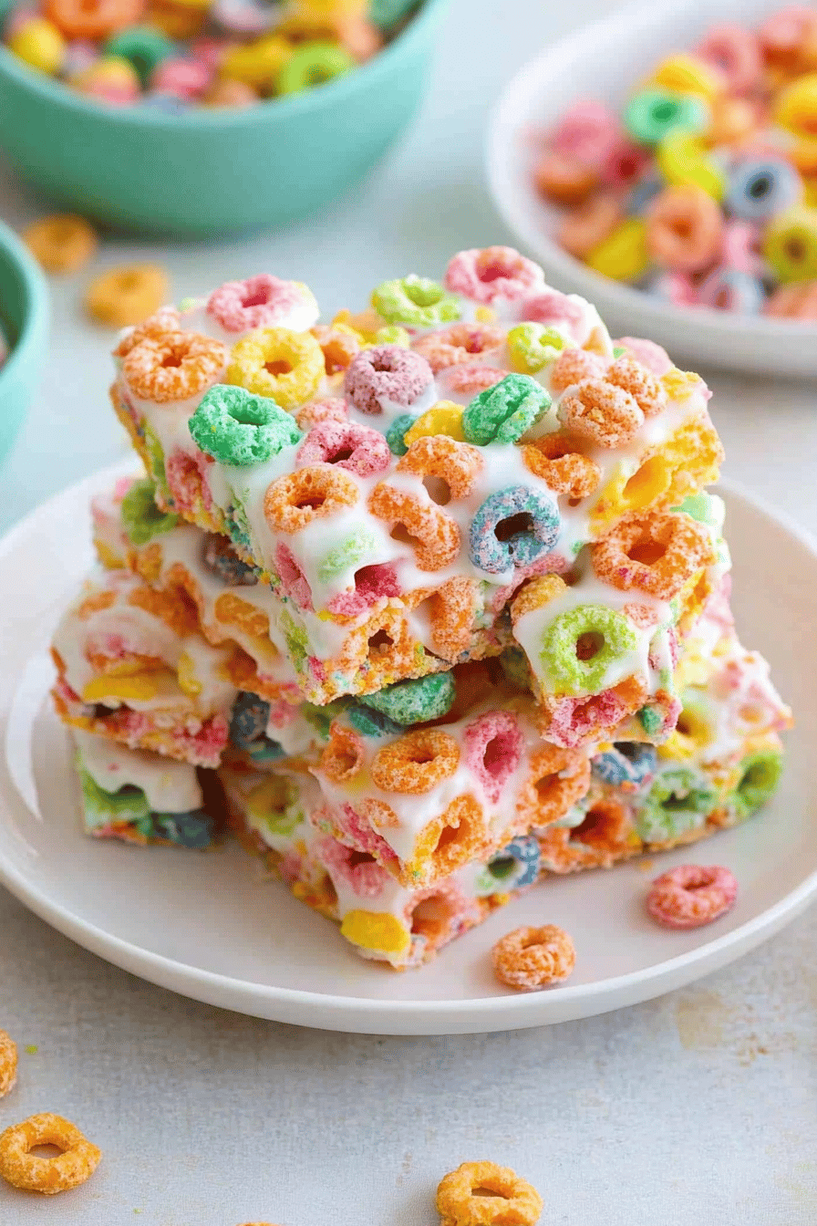Froot Loop Treats Recipe ingredients